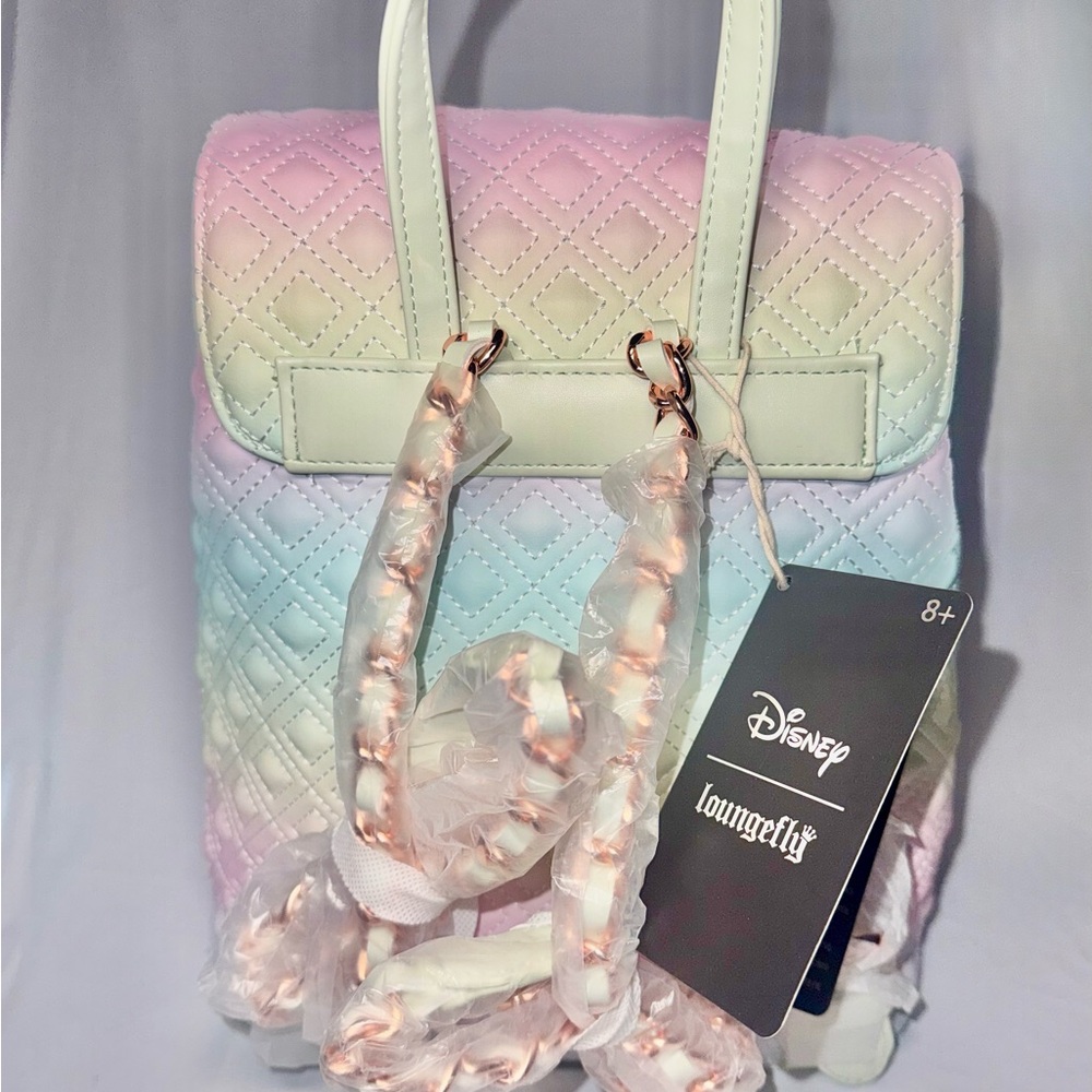 ✨Disney Loungefly Backpack – Pastel Pin Collection (NWT) 🩷 For Pin Collectors! - Picture 4 of 8